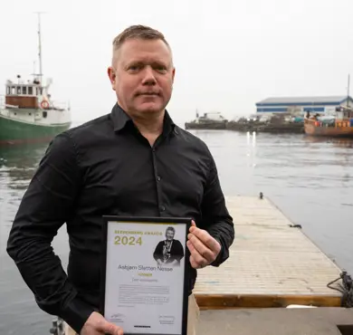 Asbjørn Sletten Nesse til topps i kategorien "Den engasjerte"